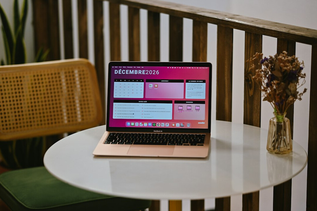 coding on laptop at home