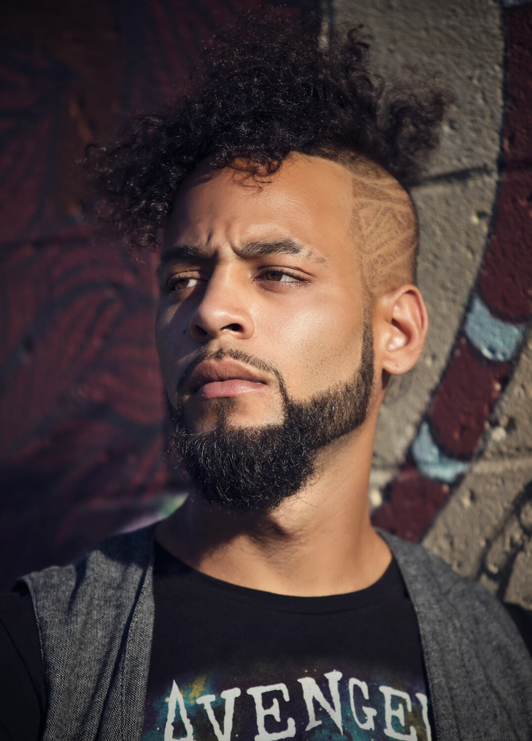 Portrait of a man with a short beard