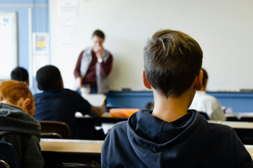 group of students in classroom